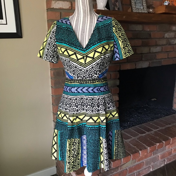 Tracy Reese Dresses & Skirts - Plenty by Tracy Reese Fit n’ Flare Tribal Dress 6